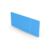 Blue Ticket PNG & PSD Images