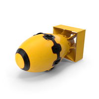 Atomic Bomb Fat Man Yellow PNG & PSD Images