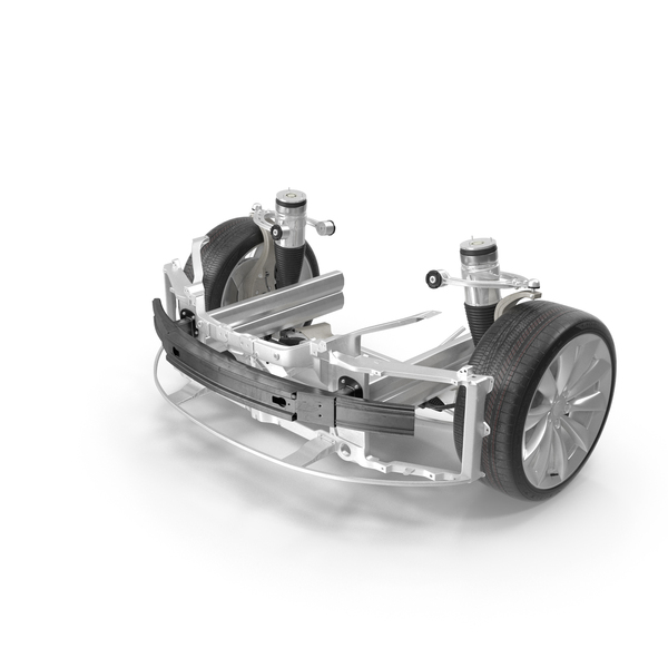 Car Front Chassis with Suspension System PNG & PSD Images