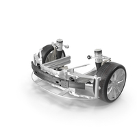 Car Front Chassis with Suspension System PNG & PSD Images