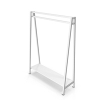 Cloth Coat Rack White PNG & PSD Images