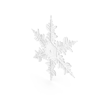 Detailed Snowflake PNG & PSD Images