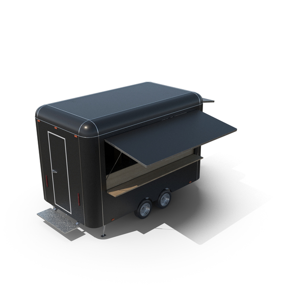 Food Trailer Black Empty PNG & PSD Images