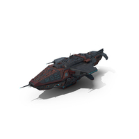 Futuristic Armored Spaceship PNG & PSD Images