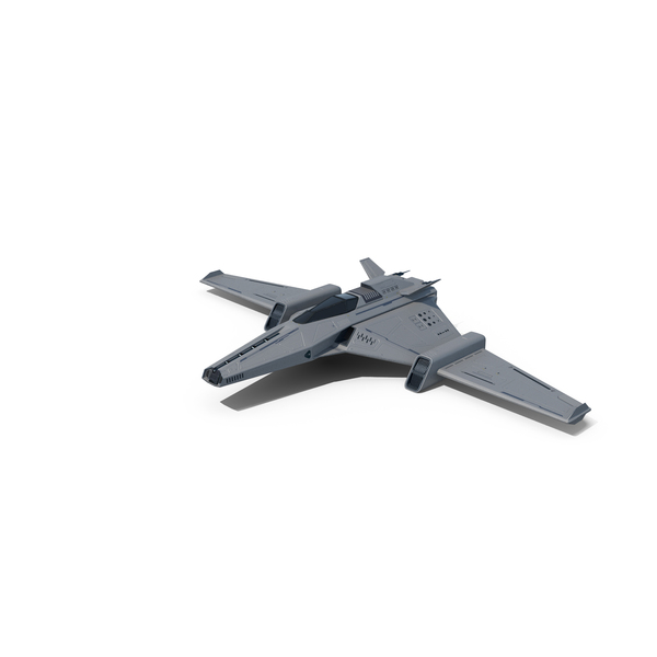 Futuristic Space Fighter Aircraft PNG & PSD Images