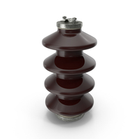 High Voltage Porcelain Insulator PNG & PSD Images