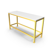 Low Shelf Golden PNG & PSD Images
