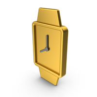 Gold Wrist Watch Icon PNG & PSD Images