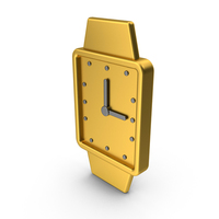Gold Wrist Watch Icon PNG & PSD Images