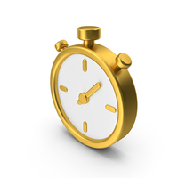Gold Stopwatch Icon PNG & PSD Images