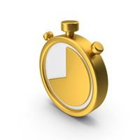 Gold Stopwatch Icon PNG & PSD Images