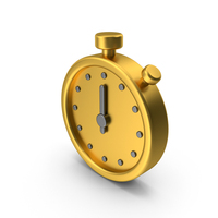 Gold Stopwatch Icon PNG & PSD Images
