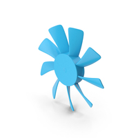 Blue Plastic Propeller PNG & PSD Images