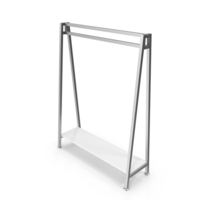Silver Cloth Coat Rack PNG & PSD Images