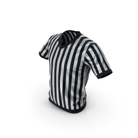Striped Sports Referee Shirt PNG & PSD Images