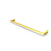 Wall Mounted Cloth Rack Gold PNG & PSD Images