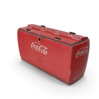 Worn Vintage Double Refrigerator Coca Cola PNG & PSD Images