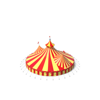 Big Round Circus Tent PNG & PSD Images
