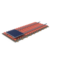 Metal Roofing with Solar Panel PNG & PSD Images
