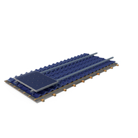 Metal Tile with Solar Panel PNG & PSD Images