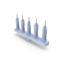 Multi Injector 5 Needles Straight Transparent PNG & PSD Images