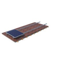 Soft Tile with Solar Panel PNG & PSD Images