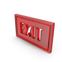 Glass Exit Board Icon PNG & PSD Images