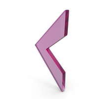 Mathematical Less Than Icon Glass PNG & PSD Images
