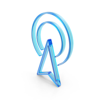 Glass Cursor Outline Icon PNG & PSD Images