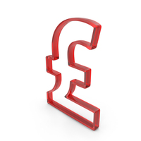 Out Line Pound Icon Glass PNG & PSD Images