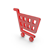 Glass Shopping Cart Icon PNG & PSD Images
