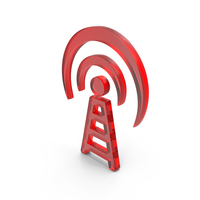 Glass Tower Signal Icon PNG & PSD Images