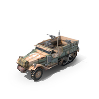 U.S. Army M2A1 Halftrack PNG & PSD Images