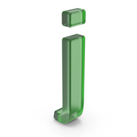 Green Plastic English Letter J PNG & PSD Images