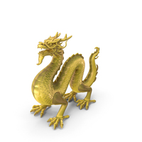Chinese Dragon Statue PNG & PSD Images