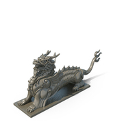 Chinese Dragon Statue PNG & PSD Images