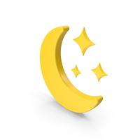 Moon and Stars Icon PNG & PSD Images