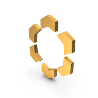 Gold Design Circle Icon PNG & PSD Images