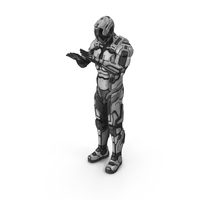 Futuristic Armored Soldier Character PNG & PSD Images