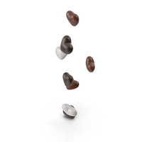 Chocolate Hearts PNG & PSD Images
