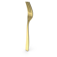 Golden Fork PNG & PSD Images