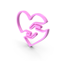Hands With Heart Icon PNG & PSD Images