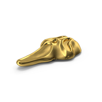 Ghostface Mask Scream Gold PNG & PSD Images