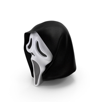 Ghost Face Mask Scream With Hood PNG & PSD Images