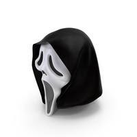 Ghostface Mask Scream with Hood PNG & PSD Images