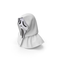 Ghostface Mask with Hood PNG & PSD Images