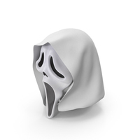 Ghost Face Mask With Hood PNG & PSD Images