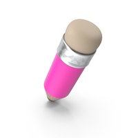 Cartoon Pencil With Eraser PNG & PSD Images