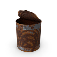 Tin Can Rust Open PNG & PSD Images