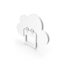 White Cloud Calendar Icon PNG & PSD Images